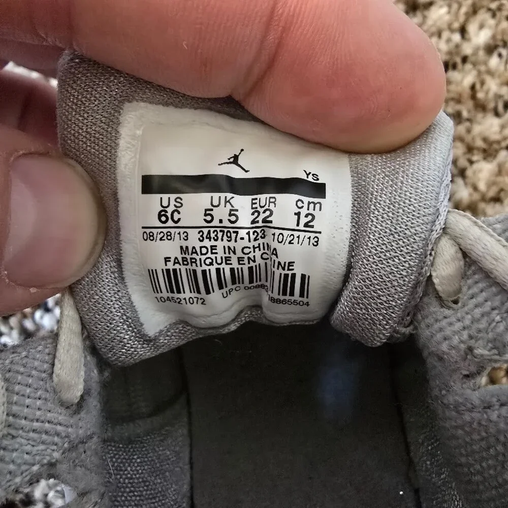 Toddler Air Jordan True Flight (343797 123) Size 6C